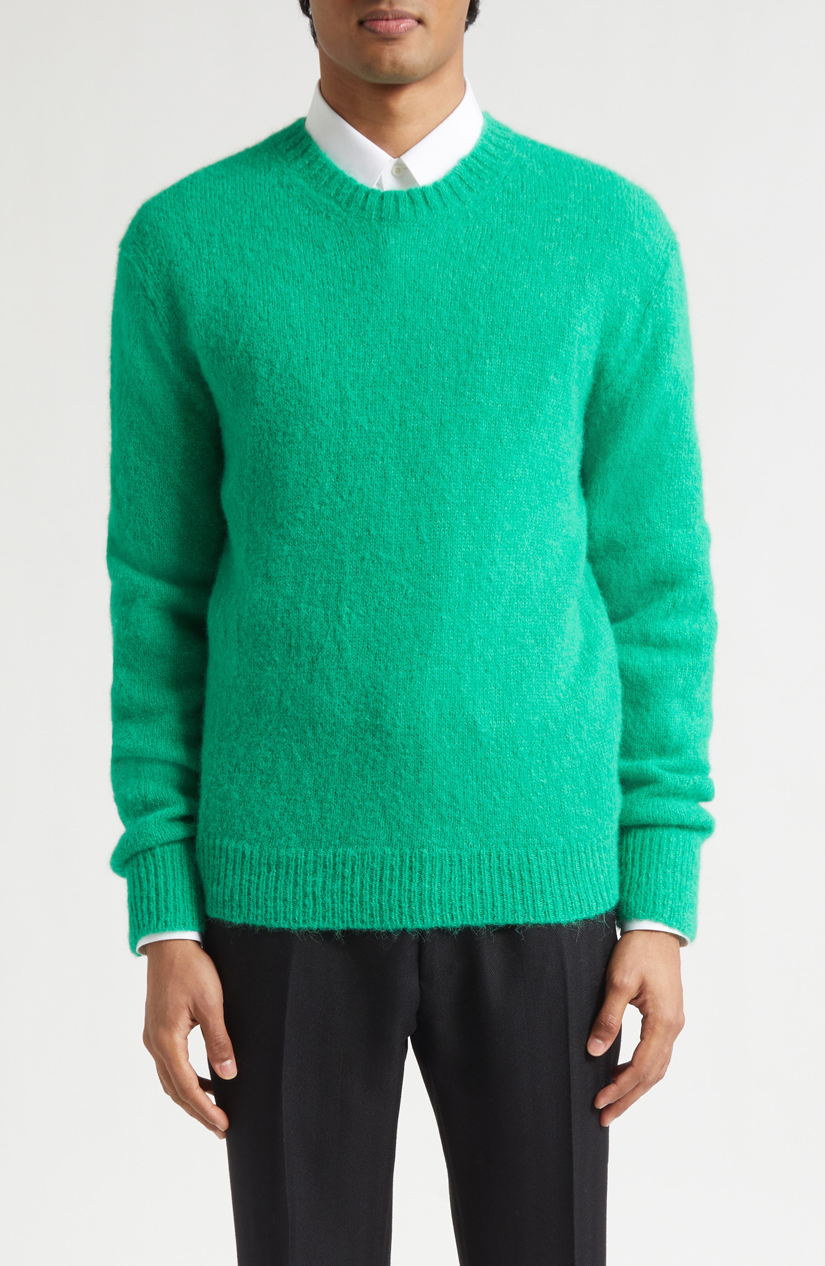 Alpaca Blend Crewneck Sweater