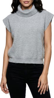 BLUEGREY Sleeveless Turtleneck Sweater