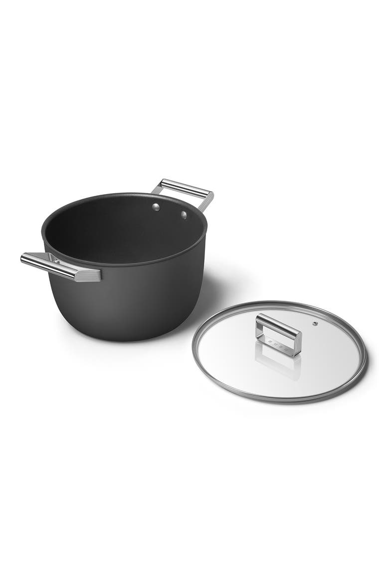 '50s Retro Style Casserole Dish, Main, color, MATTE BLACK