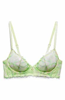 SAVAGE X FENTY Shining Star Embroidered Unlined Demi Bra