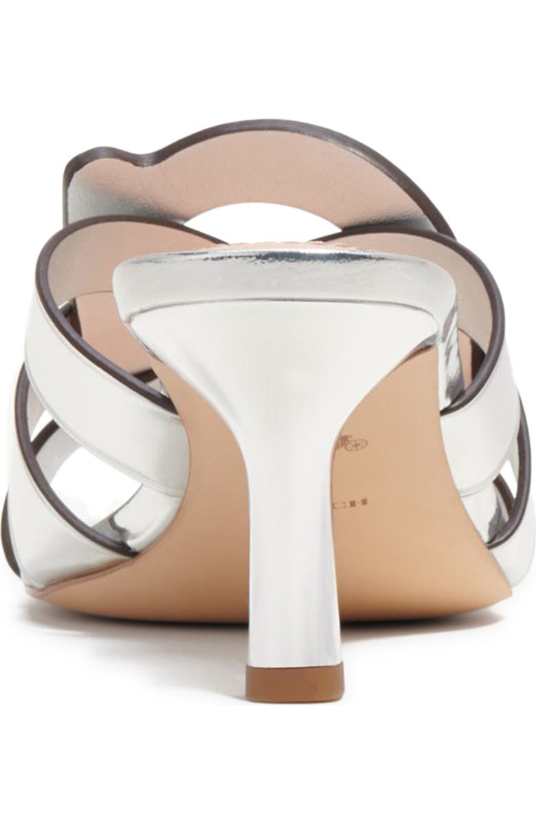 COACH Tillie Metallic Slide Sandal, Alternate, color,
