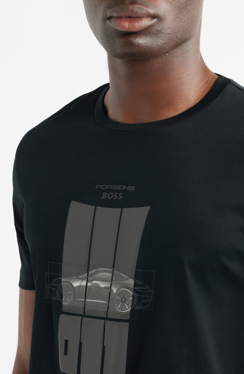 BOSS Porsche Spirit 70 GRX 1 Graphic T-Shirt, Alternate, color, Black