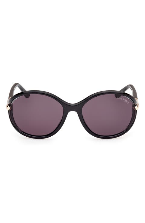 Melody 59mm Round Sunglasses