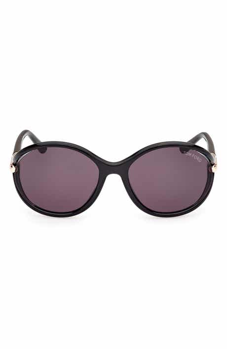 TOM FORD Melody 59mm Round Sunglasses