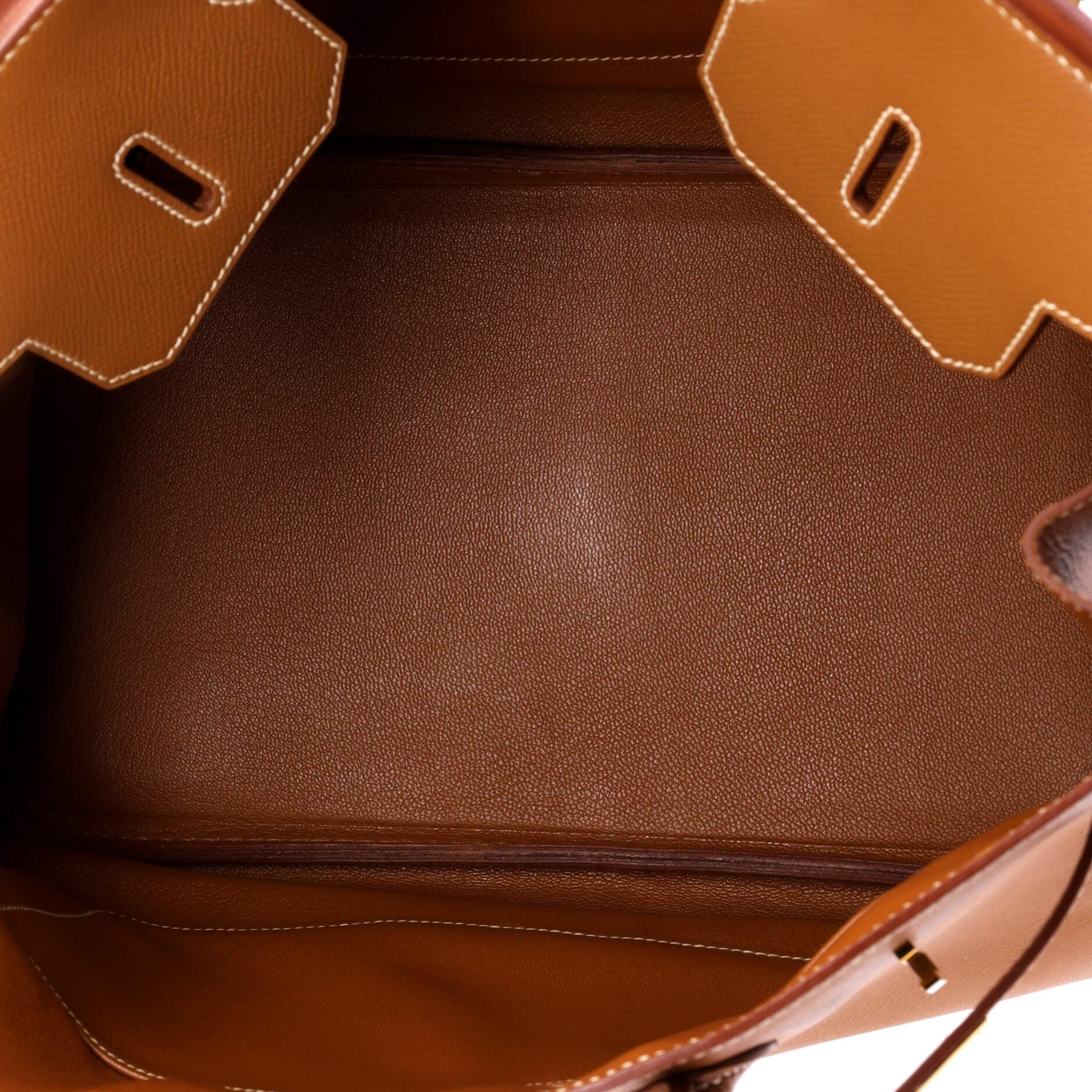 Pre-Owned Hermes Birkin Handbag Brown Courchevel with Gold Hardware 35, Alternate, color, Gold