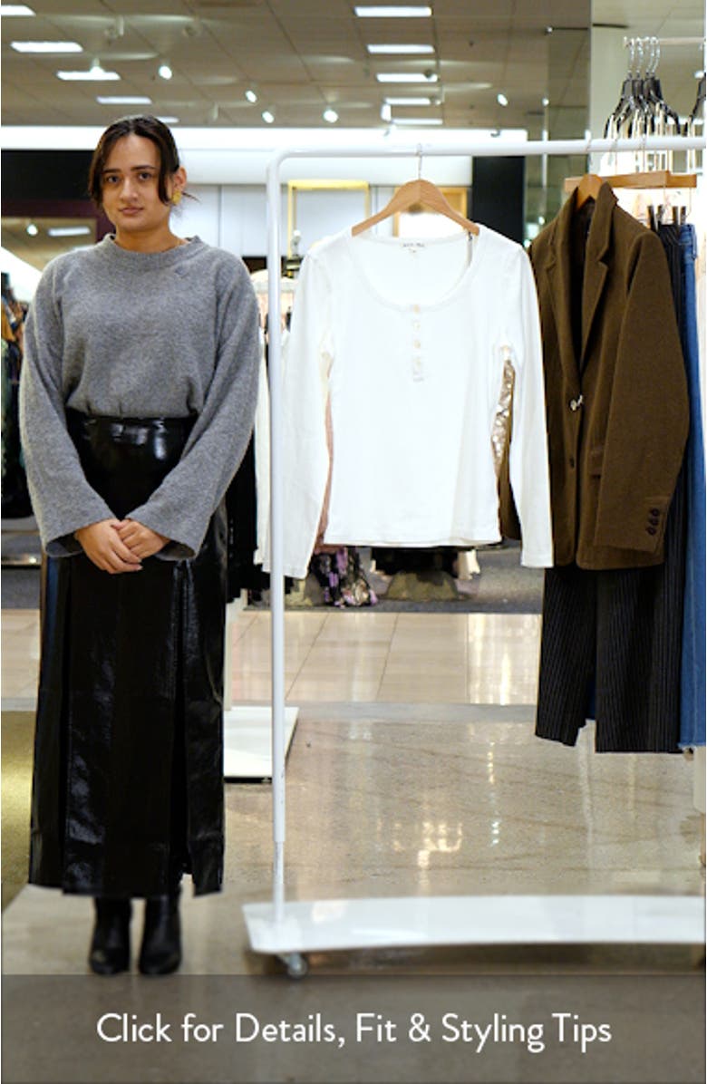 Everyday Long Sleeve Rib Henley, sales video thumbnail