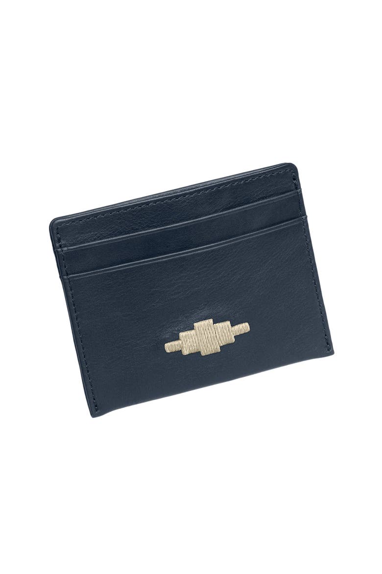 Rombo Card Slip, Main, color, Navy/Cream