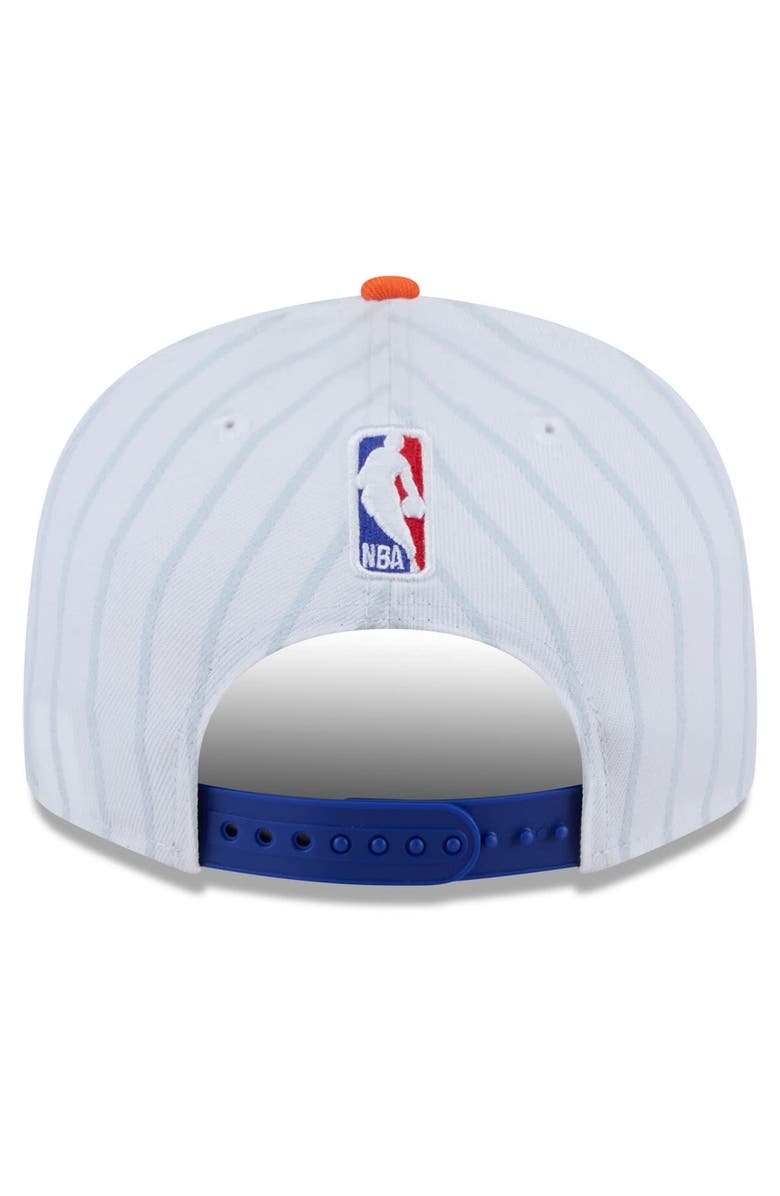 New Era Men's New Era  White New York Knicks 2024/25 City Edition 9FIFTY Snapback Hat, Alternate, color, 
