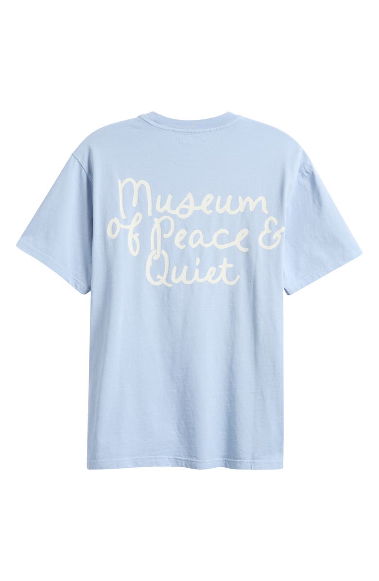 Museum of Peace & Quiet Scribble Cotton Graphic T-Shirt, Alternate, color, Baby Blue