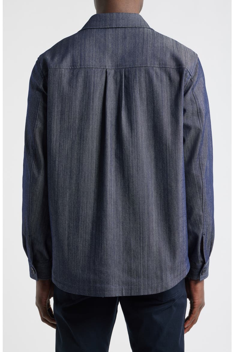 Carper Shirt Jacket, Alternate, color, DARK BLUE