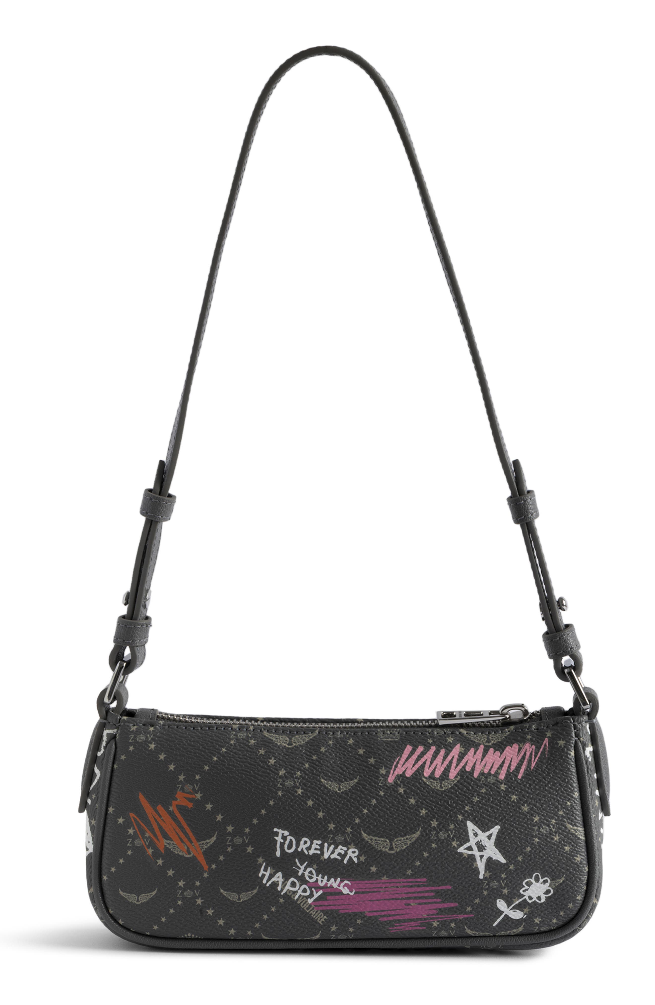 Zadig 
Voltaire Monogram Shoulder Bag, Alternate, color, Road