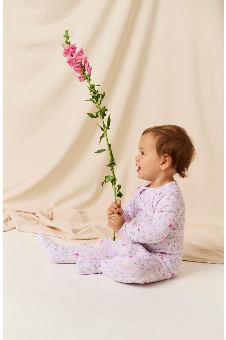 Fitted Convertible One-Piece Pajamas, Alternate, color, LIGHT/ PASTEL PINK