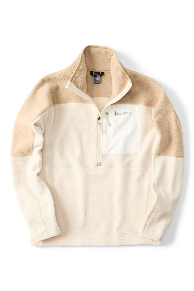 Abrazo Fleece Half-Zip Jacket - Women's, Alternate, color, Khaki and Cream