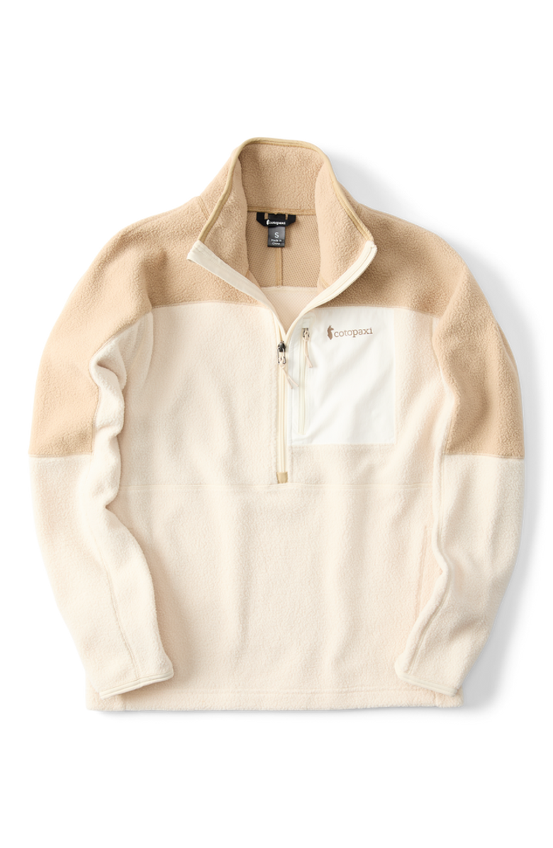 Cotopaxi Abrazo Fleece Half-Zip Jacket - Women's, Alternate, color, Khaki And Cream