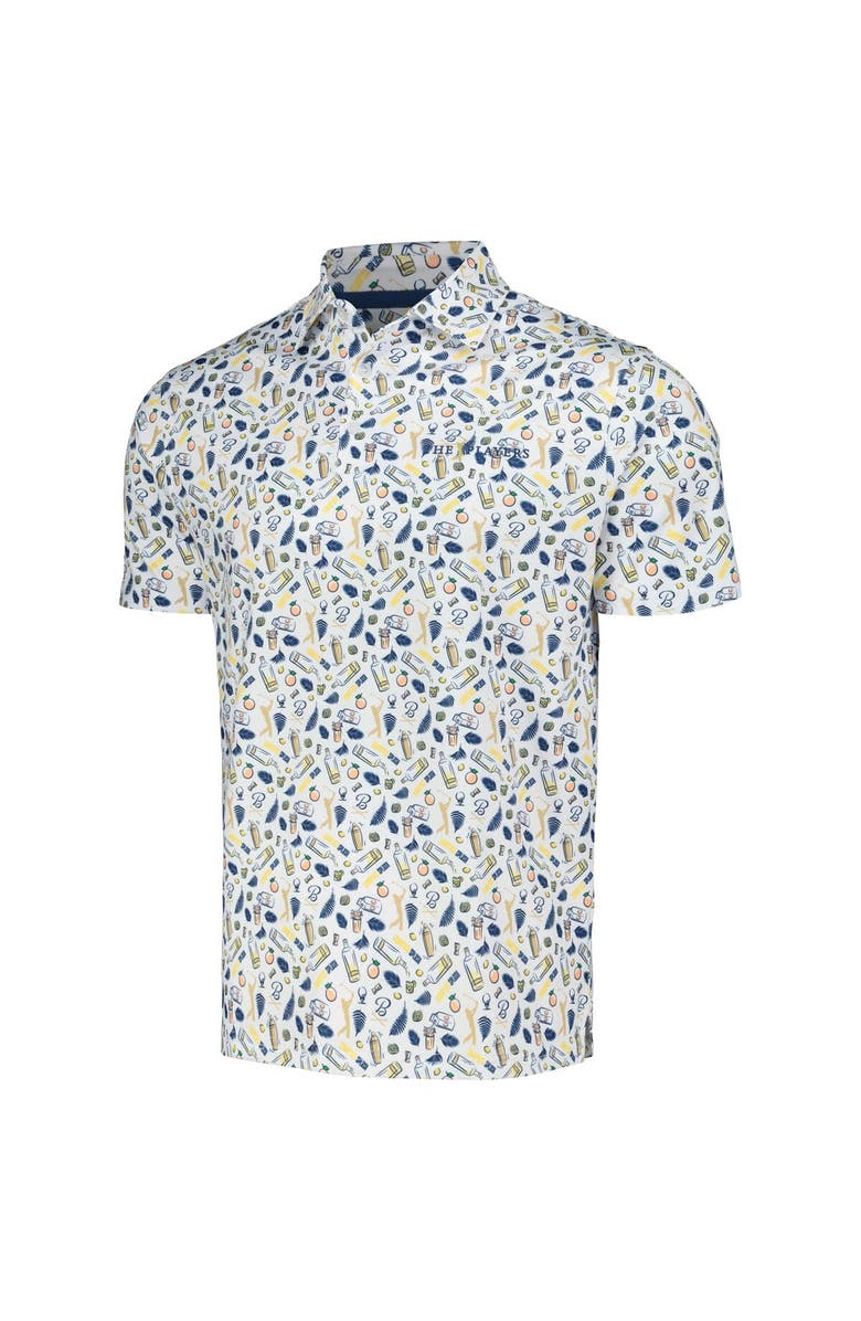 BARSTOOL GOLF Men's Barstool Golf White THE PLAYERS Polo, Alternate, color, White