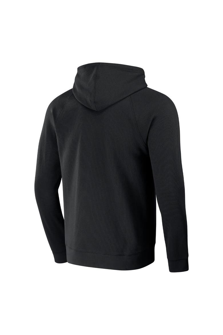 Men's Darius Rucker Collection by Fanatics  Black San Francisco Giants Waffle-Knit Raglan Pullover Hoodie, Alternate, color, Black