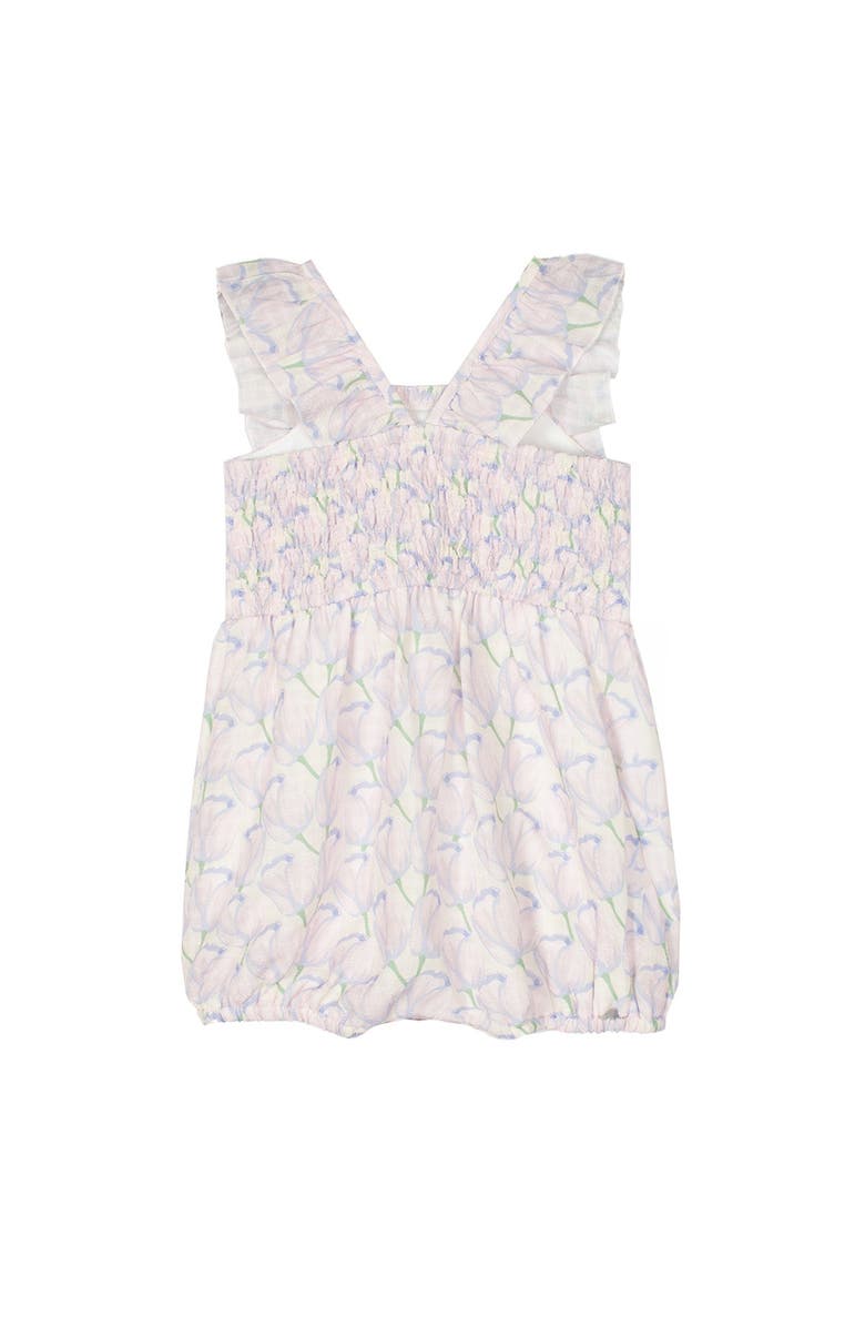 Mabel + Honey Lily Baby Romper, Alternate, color, Purple