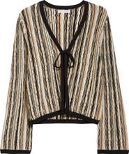 Ramy Brook Daniela Stripe Cardigan