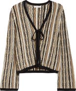 Ramy Brook Daniela Stripe Cardigan