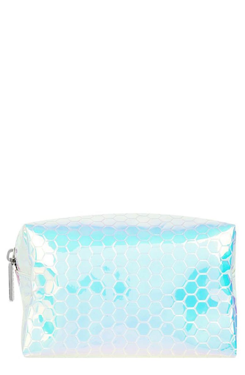 Skinnydip Skinny Dip Honeycomb Makeup Bag, Main, color, 