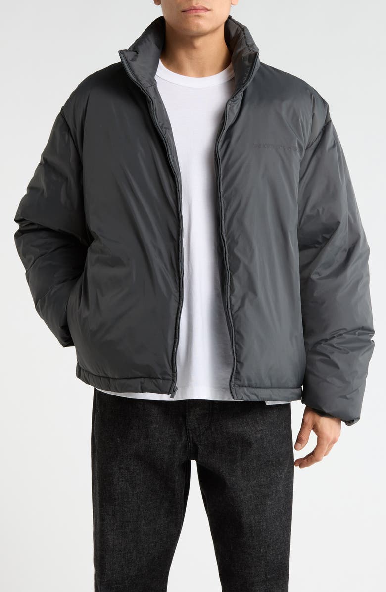 Fear of God Essentials Puffer Jacket, Main, color, Iron Grey