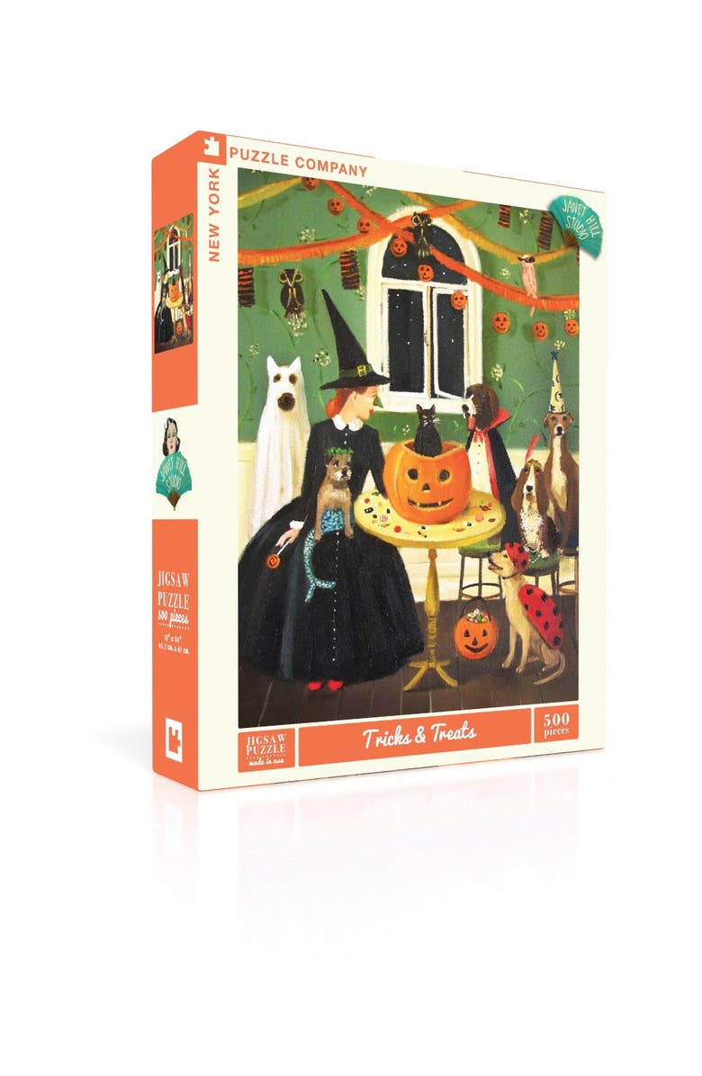 NEW YORK PUZZLE COMPANY Tricks & Treats 500 Piece Puzzle, Alternate, color, NO COLOR