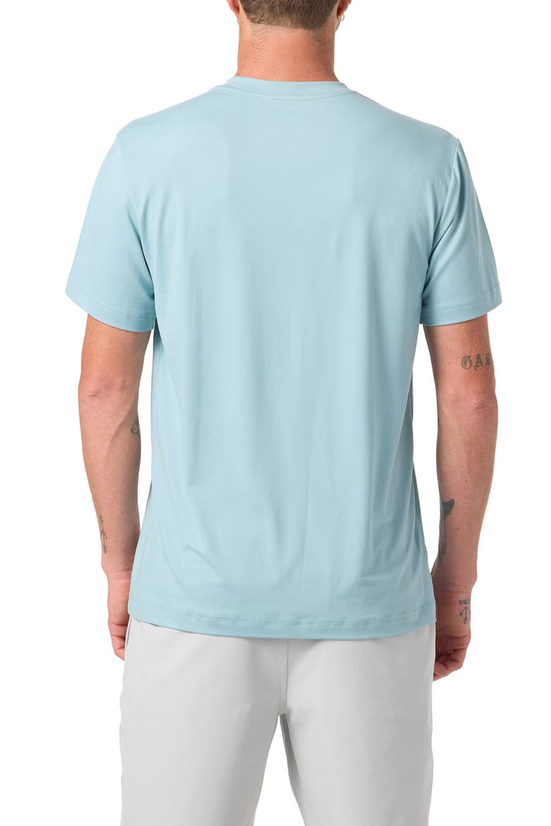 Triple Stack UPF Performance T-Shirt, Alternate, color, STONE BLUE