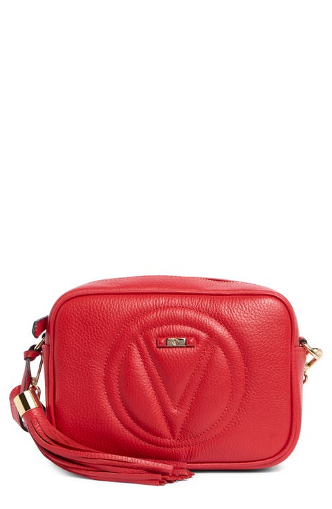 Mia Dollaro VLOGO Leather Crossbody Bag