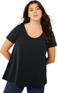 June + Vie Short-Sleeve Swing One + Only Tunic