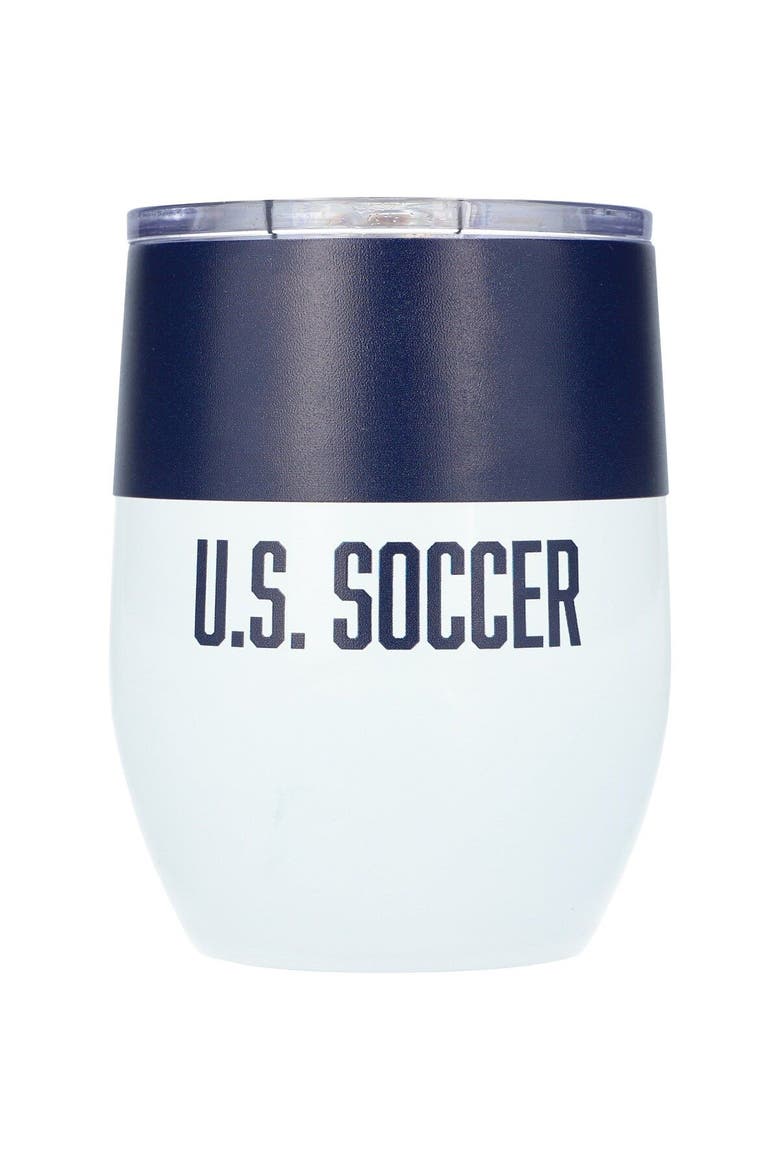 USMNT Soccer Colorblock Curved Beverage, Main, color, Navy