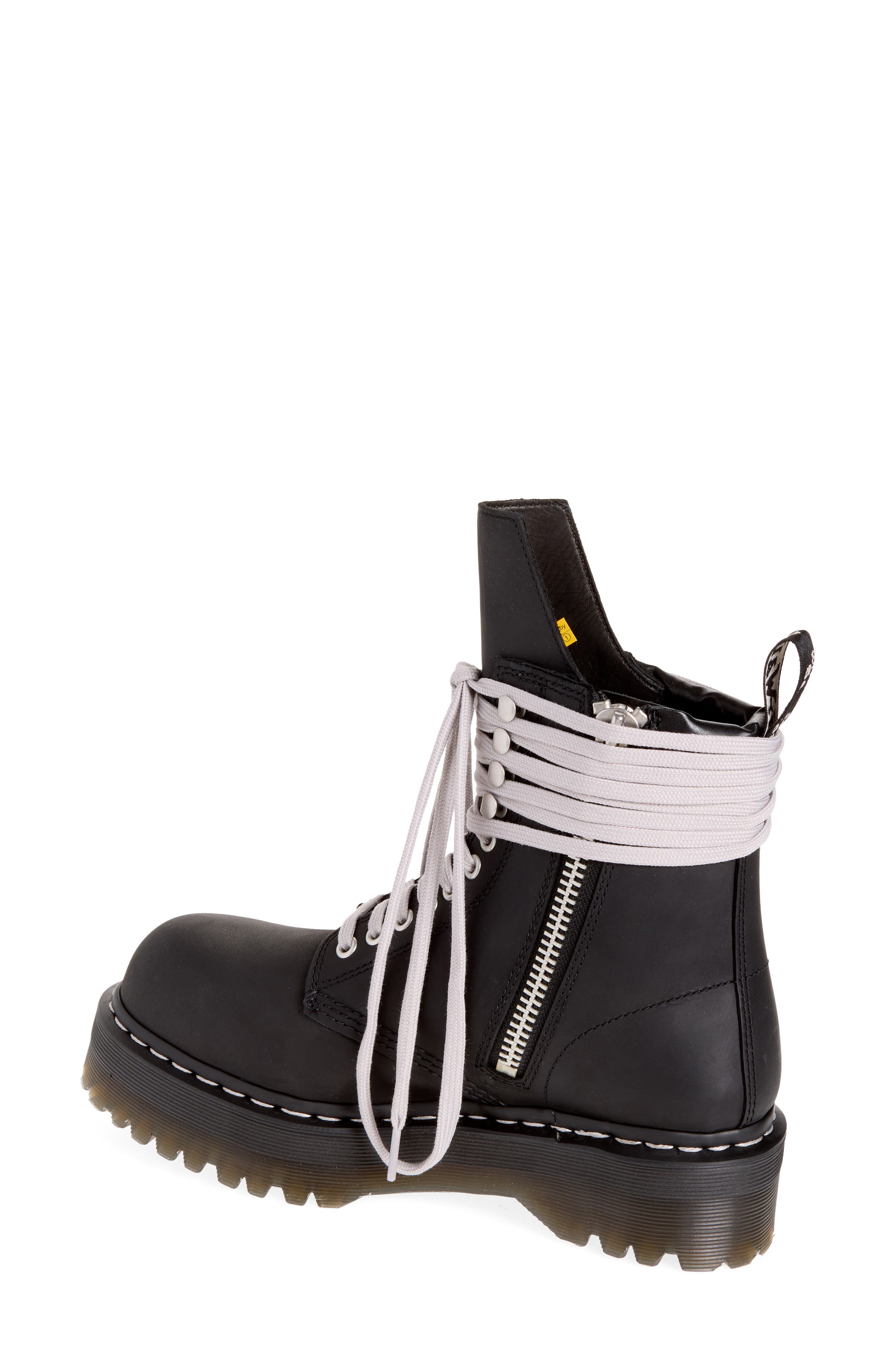 x Dr. Martens Quad Sole Steel Toe Boot, Alternate, color, BLACK