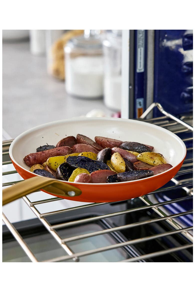 Reserve Pro 10-Piece Ceramic Nonstick Cookware Set, Alternate, color, FALL HARVEST