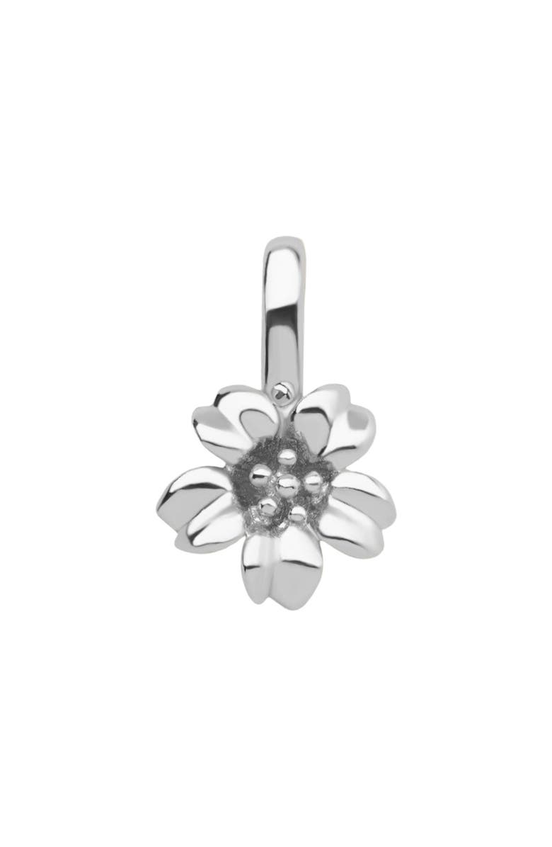 MADE BY MARY March Birth Flower Charm, Main, color, Silver