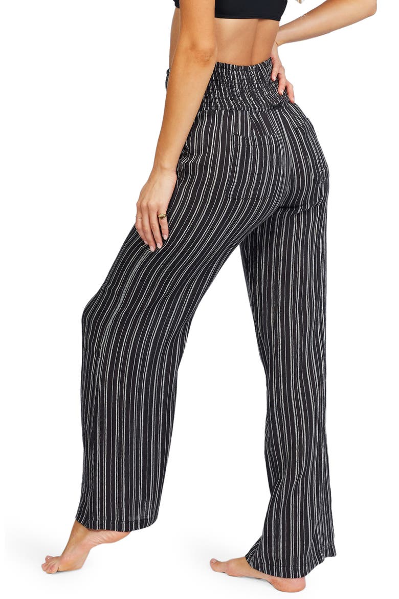 New Waves 2 Wide Leg Pants, Alternate, color, BLACK MULTI