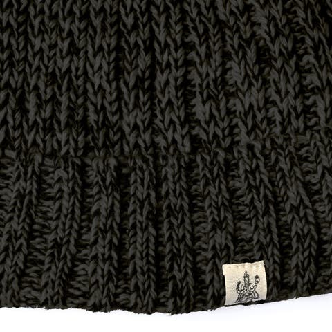 Hand Knit Grid hat