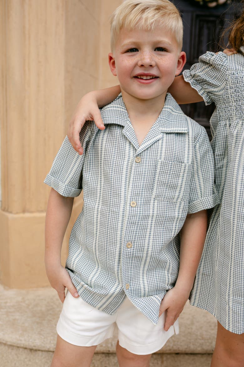 Graham Button Down Shirt, Alternate, color, Breezy Blue