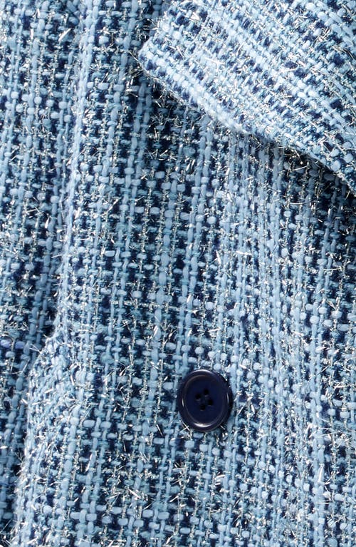 Belle & Bloom Power Over Me Tweed Jacket In Blue