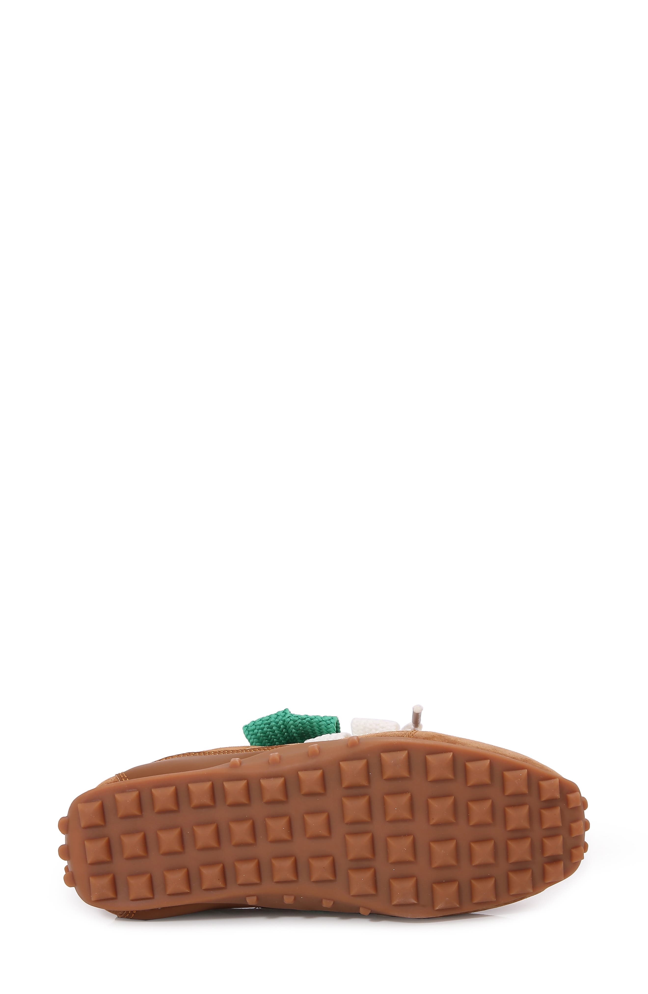 Ribbon Lace Sneaker, Alternate, color, BROWN