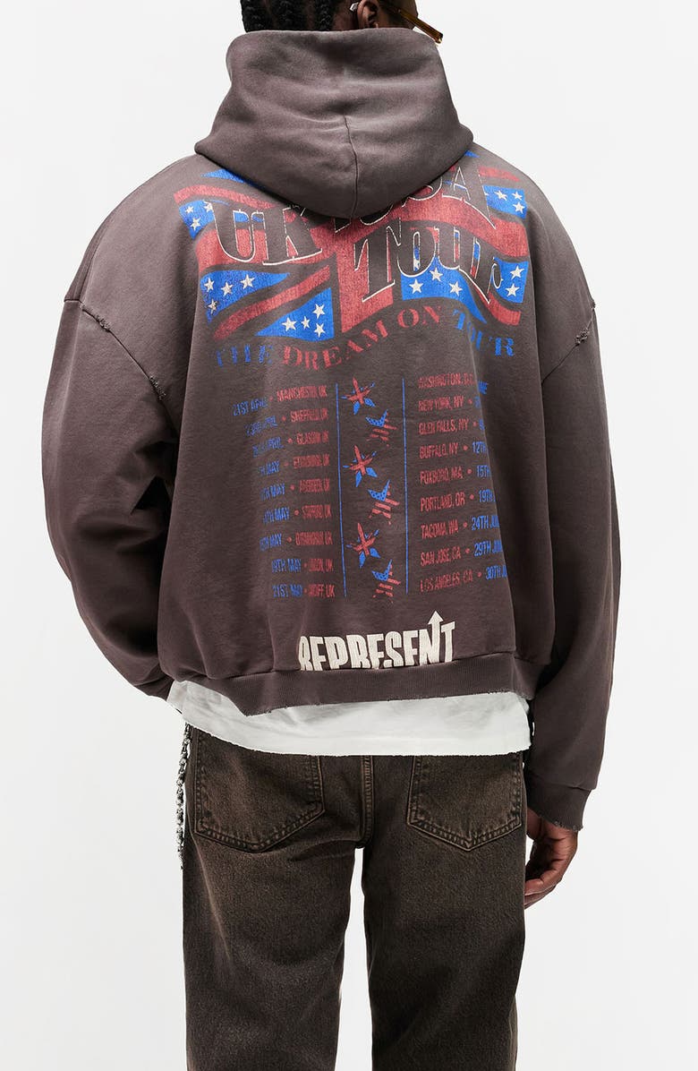 Represent Dream On Tour Graphic Sweatshirt, Alternate, color, Sun Fade Grey