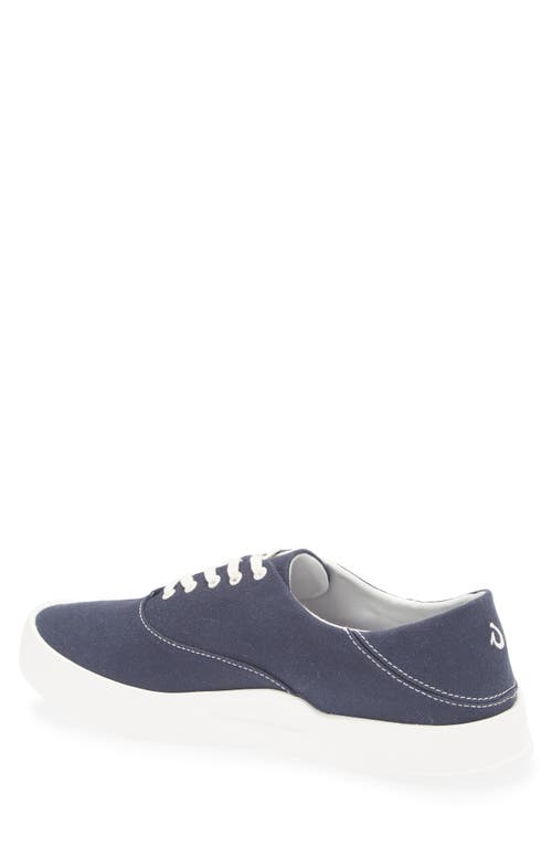Olukai Tradewind Canvas Sneakers Mood Indigo In Blue