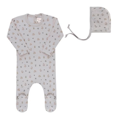 Ely's & Co. Garden Floral Print Collection In Gray