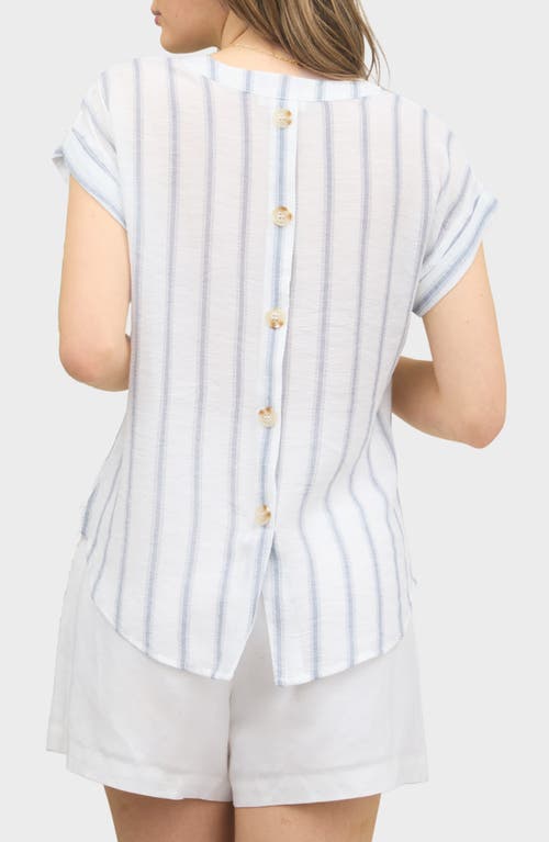 BLU PEPPER BLU PEPPER SPLIT NECK TOP 