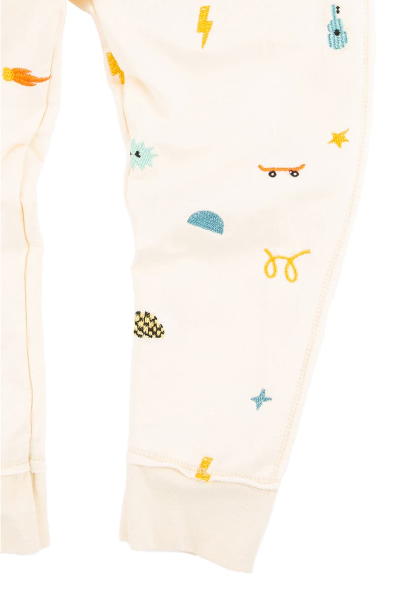 Miki Miette Kids' Ziggy Joggers, Alternate, color, Cream