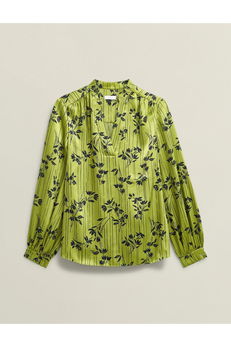 Fara Blouse, Alternate, color, Green Navy