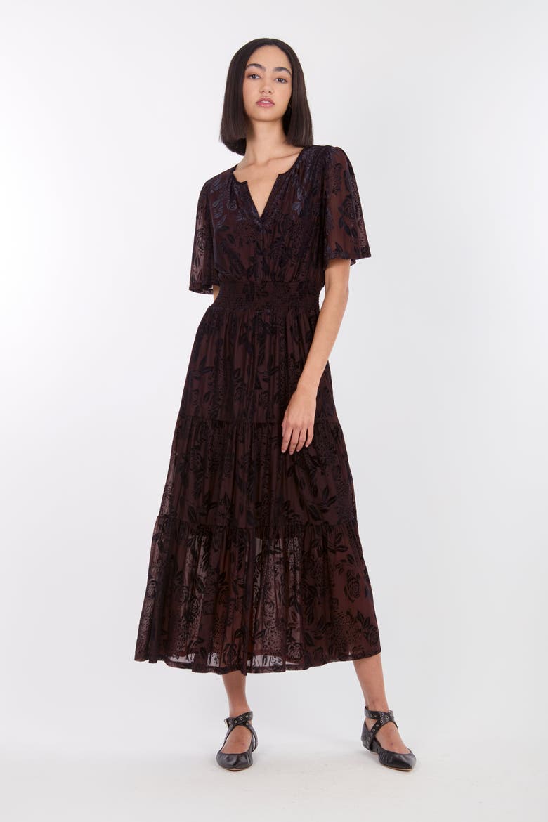 Reese Dress, Alternate, color, Brown Baroque