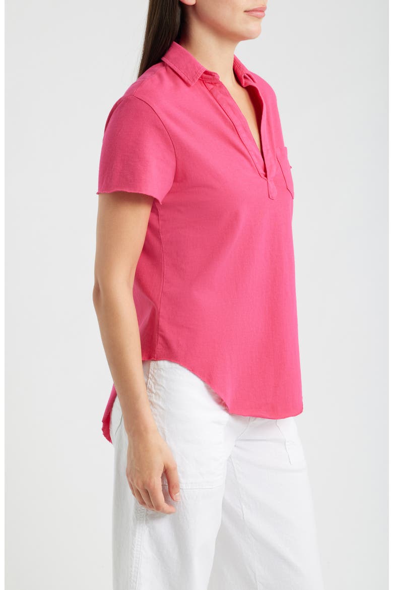 Cotton Jersey Polo, Alternate, color, ZNIA