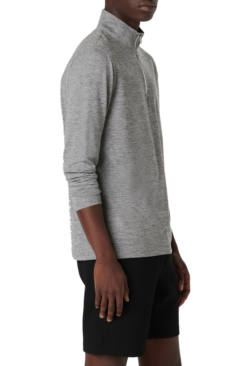 Bugatchi Quarter Zip Performance Pullover, Alternate, color,