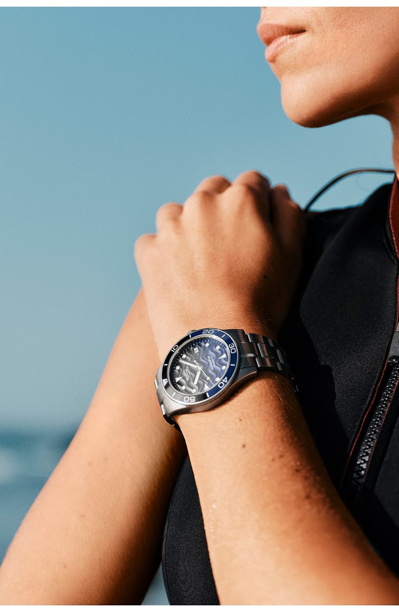 MIDO Ocean Star Captain Automatic Bracelet Watch, 39mm, Alternate, color, Blue Gradient