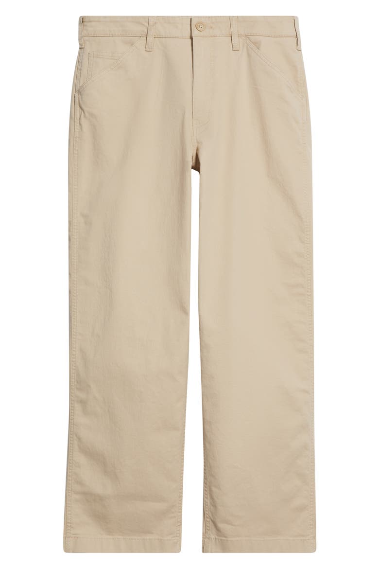 Straight Leg Cotton Stretch Twill Pants, Alternate, color, TAN NANTUCKET