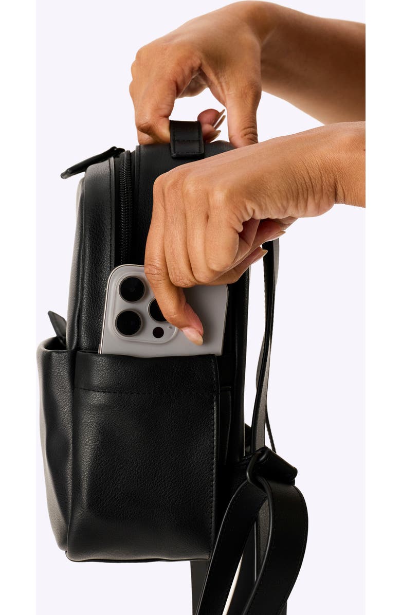 Béis The Essential Mini Backpack, Alternate, color, Black